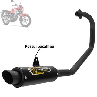 Escapamento Escape Esportivo Competition Moto Honda Titan 160 2015 2016 2017 2018 Pro Tork em Oferta na Shopee