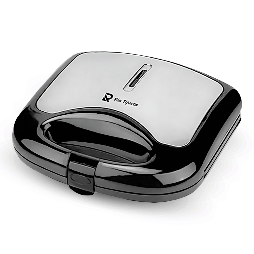 Sanduicheira Grill Toast e Grill Inox Preta 127V 750W