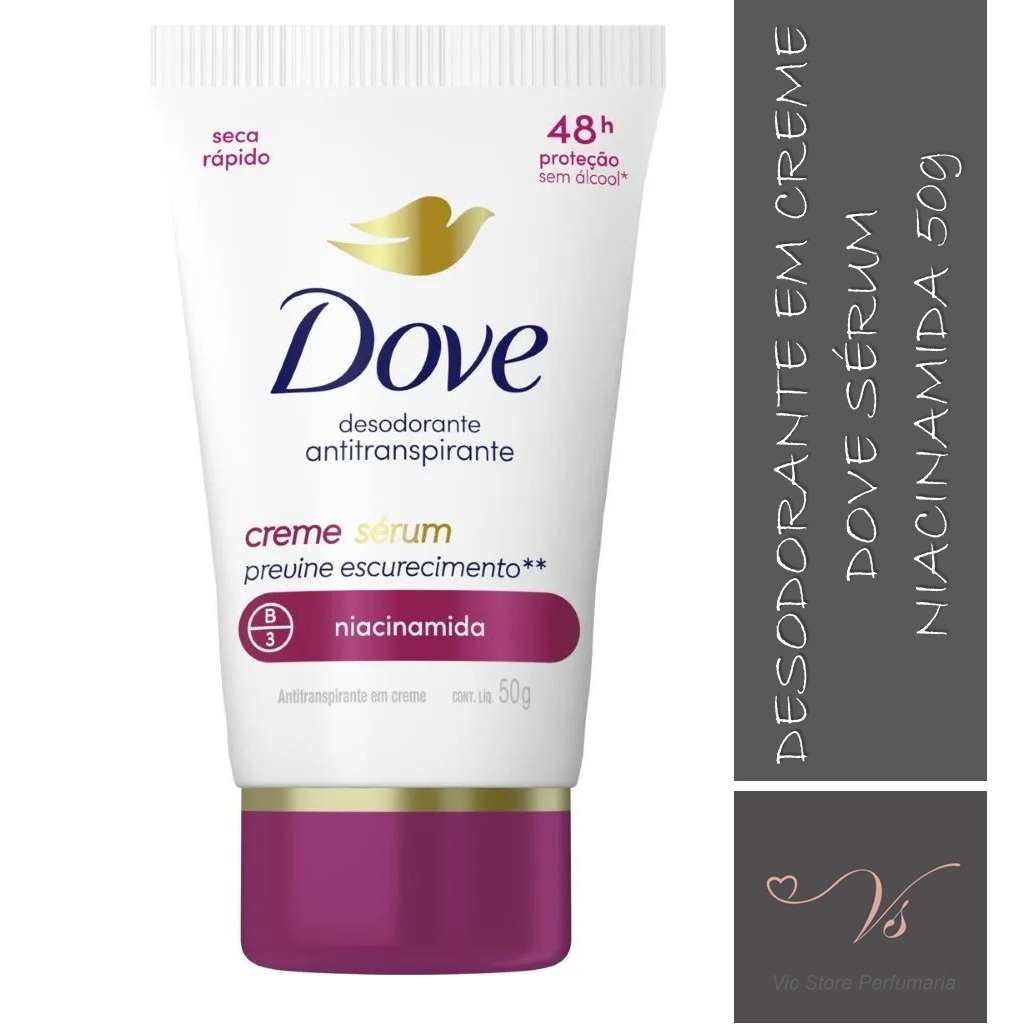 Desodorante Antitranspirante em creme Dove Sérum Niacinamida 50g em Oferta na Shopee
