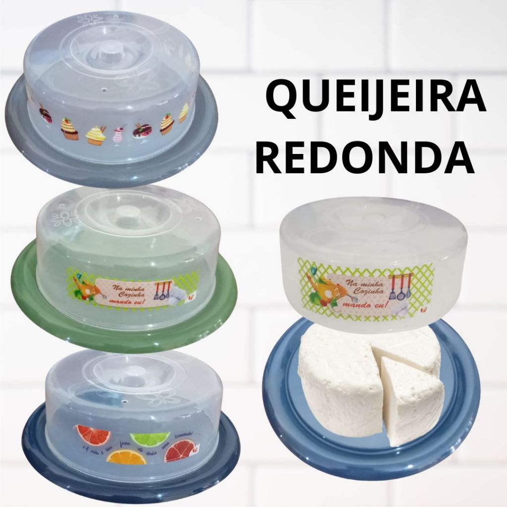 Queijeira Redonda Porta Queijo