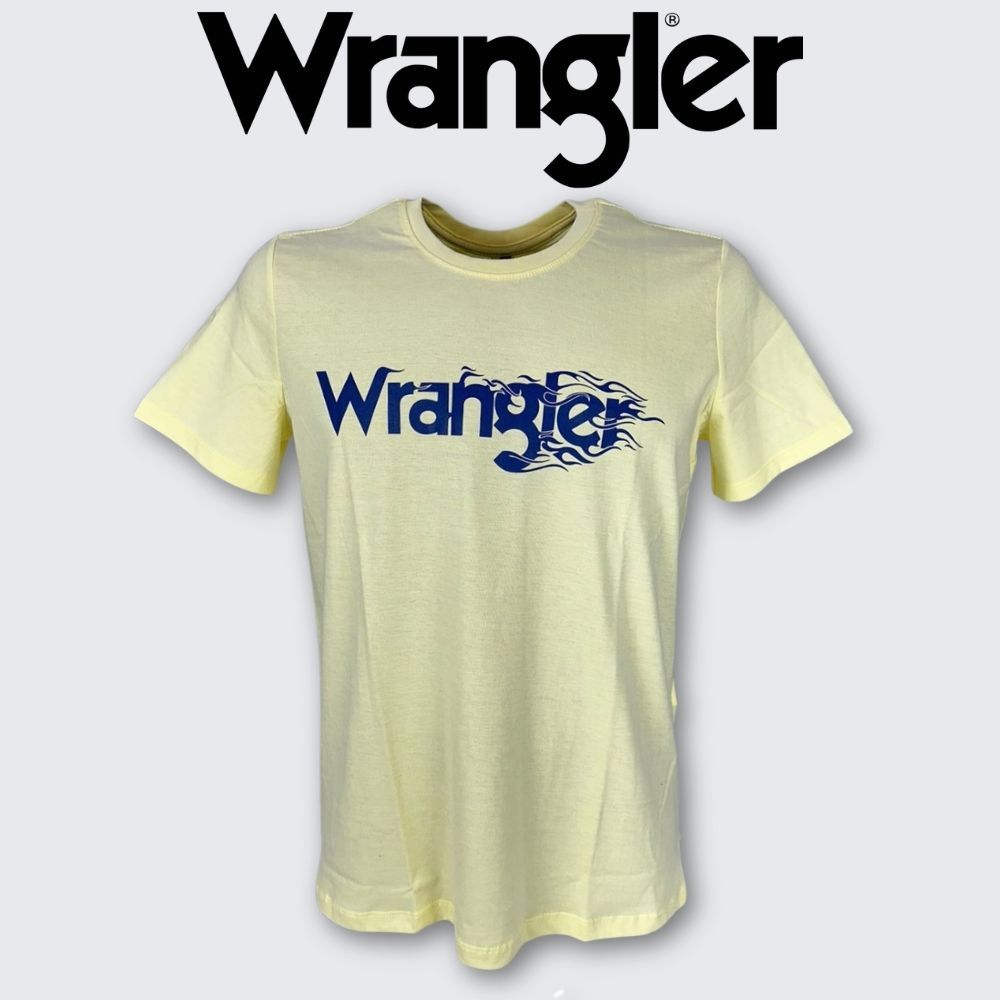 Camiseta Masculina Wrangler Básica Manga Curta Estilo Country Para Rodeio e Lida no Campo WM5508AM