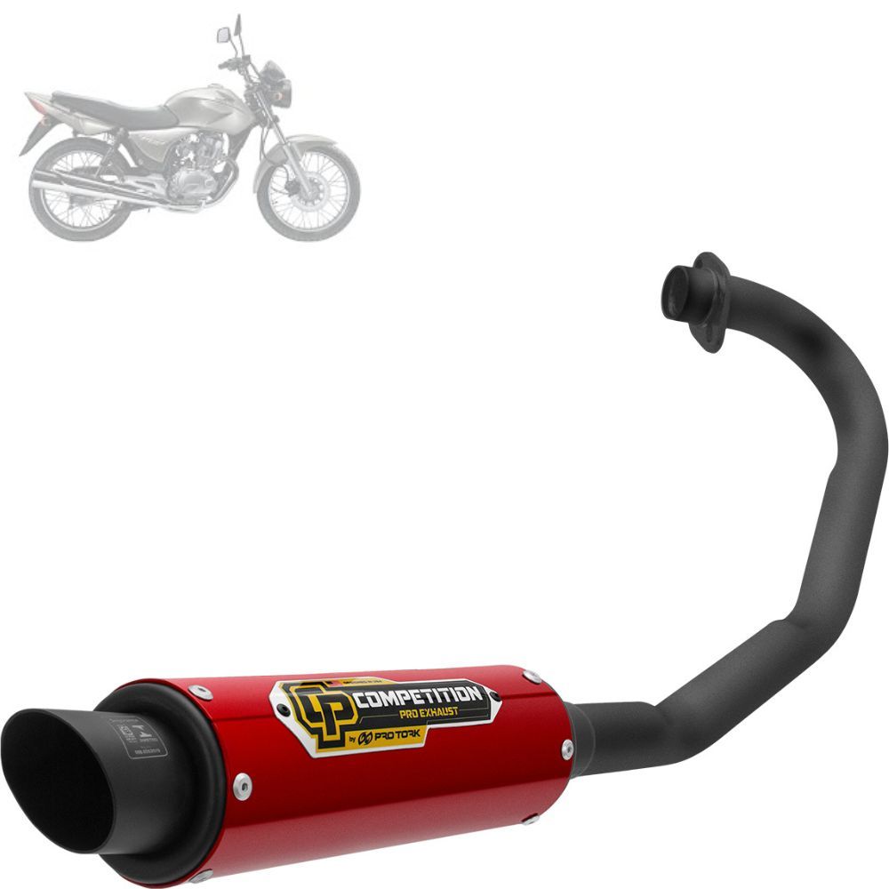 Escapamento Escape Esportivo Modelo Competition Para Titan 150 KS ES 2009 à 2013  FAN 125 150 KS ES em Oferta na Shopee