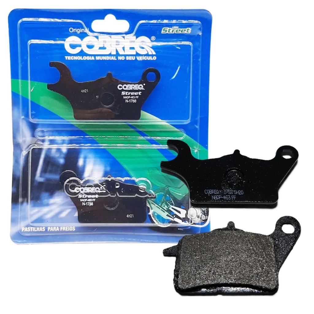 Pastilha de Freio Dianteira Cg 160 Fan Cbs 2025 / Cg 160 Start Cbs 2025 Cobreq em Oferta na Shopee