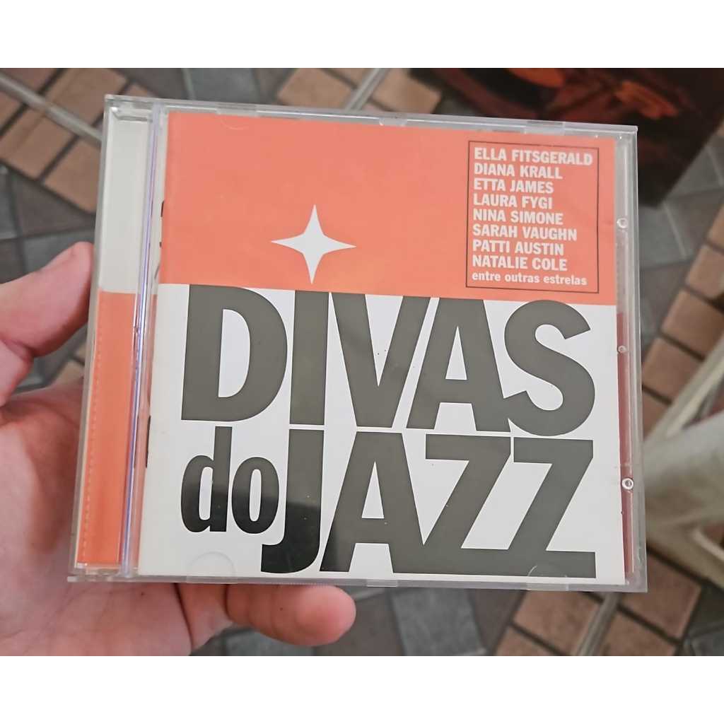 CD Divas do Jazz (Ella, Diana Krall, Sarah Vaughn)