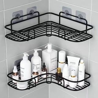 Prateleiras Suporte Com Alto Adesivos Para Parede Banheiro Cozinha lavanderia Shampoo E Sabonete