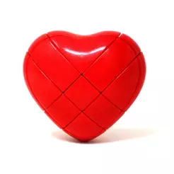 Cubo Mágico Coração 3x3 YJ Heart Cube Stickerless Shape Mod