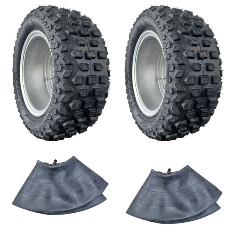 kit 2 pneus dianteiro mini Buggy fapinha 145/60x8 + 2 câmaras de ar