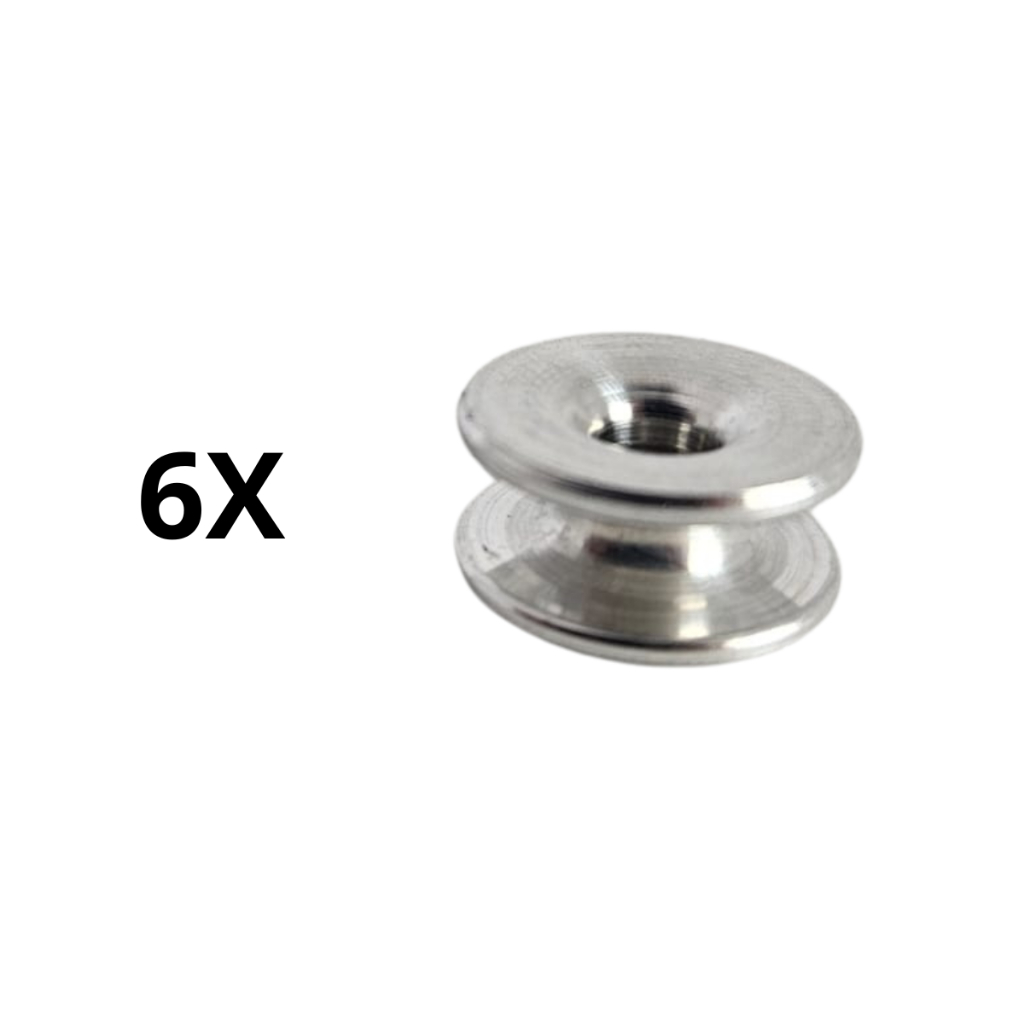 6 Passador / Ilhós para Roçadeiras - Stihll, Husq, Importadas - Kit