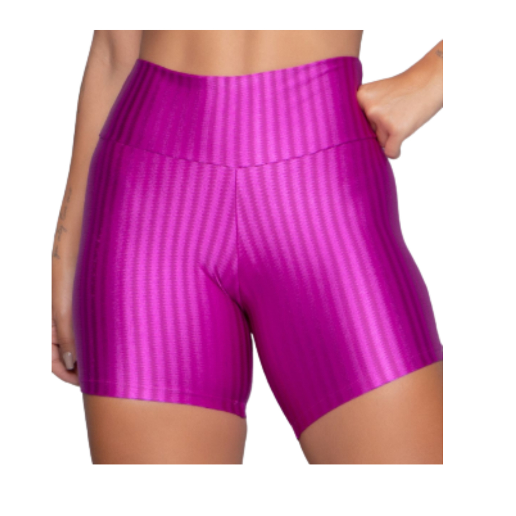 SHORTINHO LEGGING BERMUDINHA 3D CIRRE LEG PRETO AZUL VIOLETA E BORDÔ P ao GG