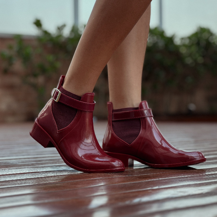 Bota Galocha Feminina Injetada Em Pvc Barato Várias Cores Com Palmilha