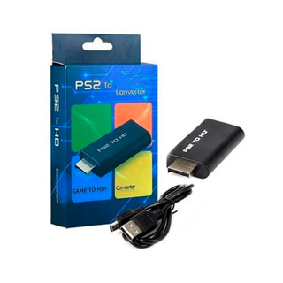 Adaptador conversor Ps2 Áudio e Vídeo Av para cabo de interface multimídia HD em Oferta na Shopee