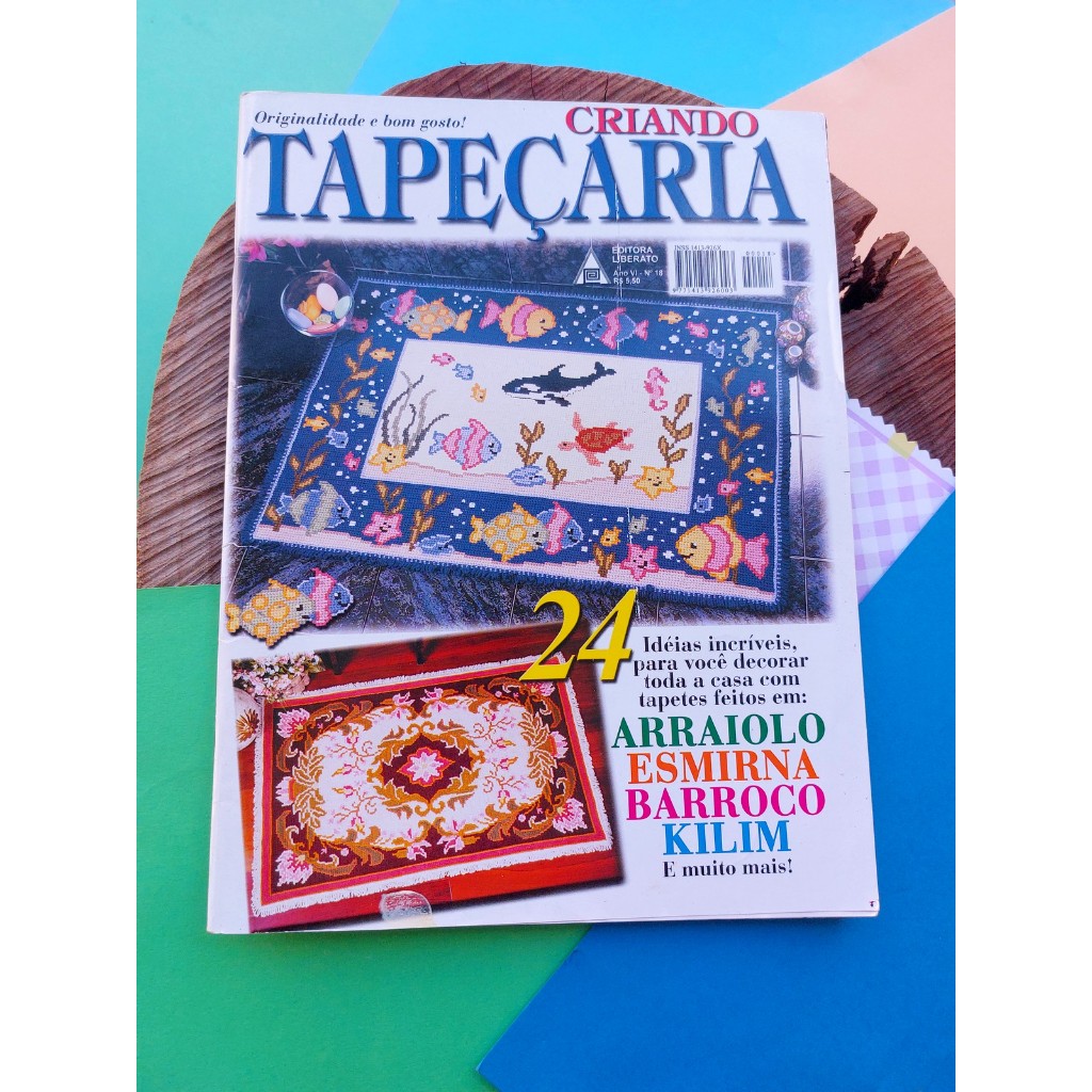 Revista tapeçaria a mão 1 UNidade