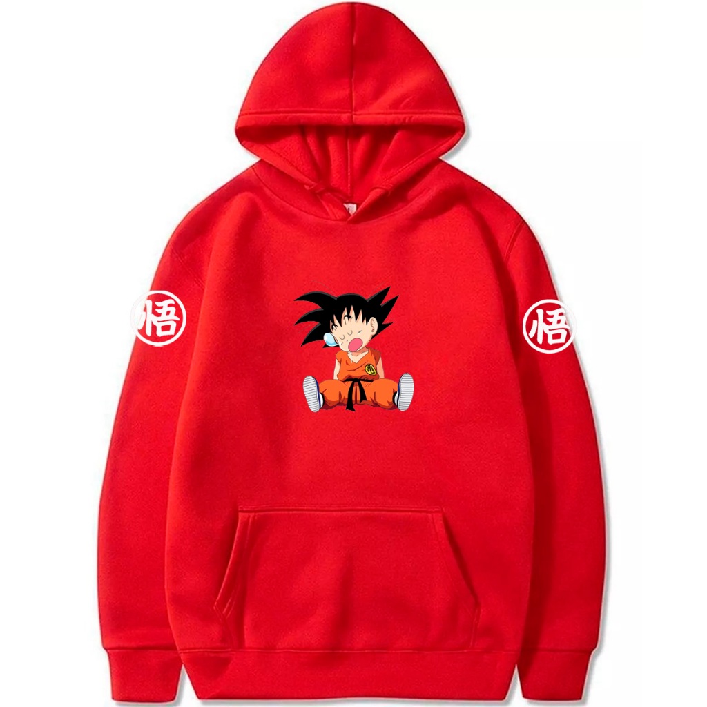 Moletom Canguru Infantil Goku Kids Blusa de Frio Estampada