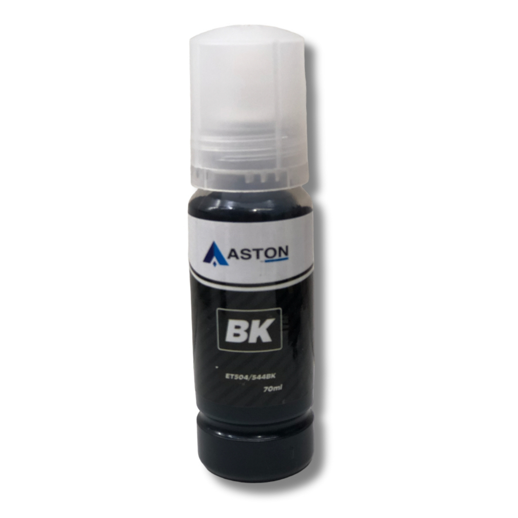 Tinta Compatível Epson T504 T544 L3110 L3150 L4250 Cor Preto Aston L3150 544 Para Impressora Ecotank