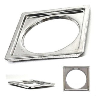 Porta Grelha Caixilho Quadrado 10cm Inox Banheiro em Oferta na Shopee