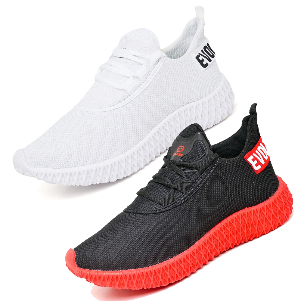 Kit 2 Tênis Activitta Masculino Palmilha Confortável Colmeia Malha Respirável Promoção em Oferta na Shopee