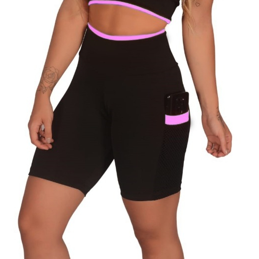 BERMUDA BOLSO PORTA CELULARES LATERAL FEMININA em Oferta na Shopee