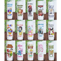 KIT Copo Long Drink Lembrancinha Personalizada EVENTO FESTA ANIVERSARIO (Fazemos TODOS OS TEMAS)