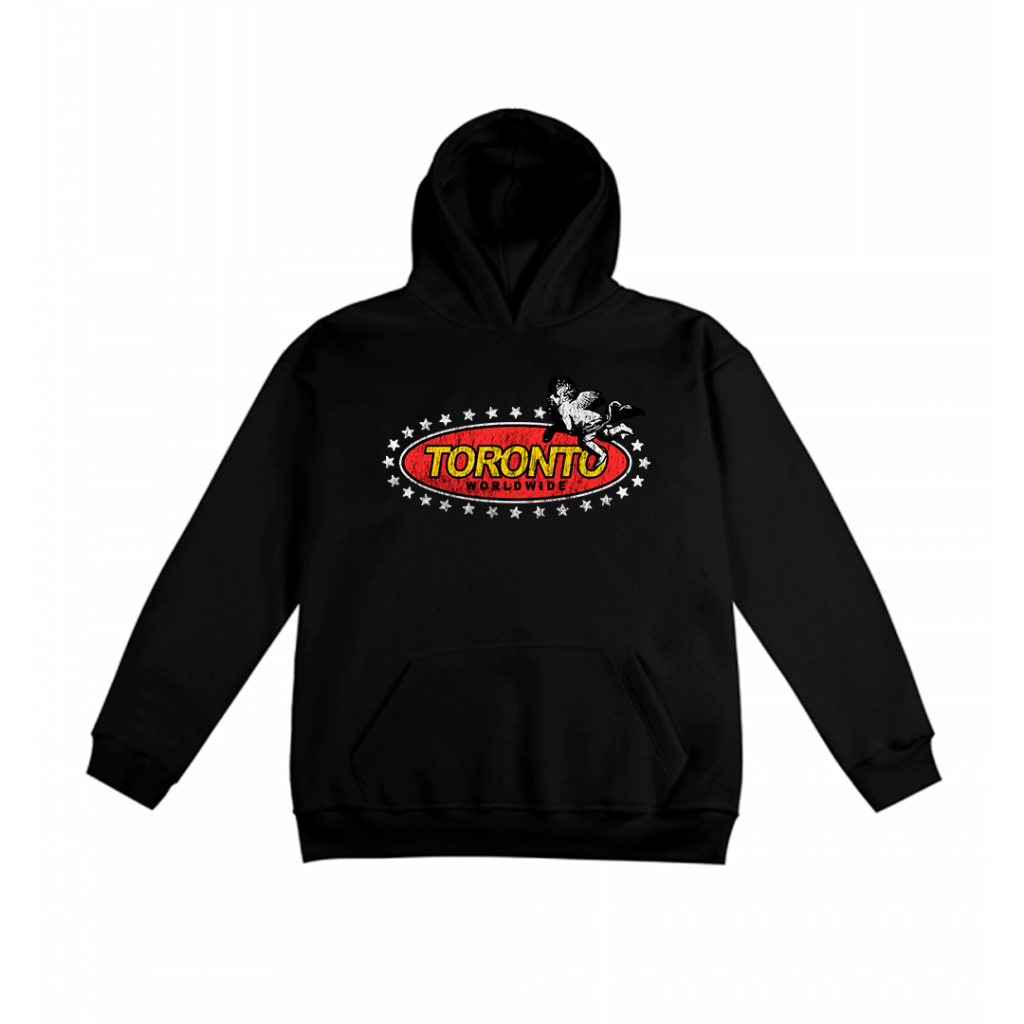 Moletom Preto Canguru Streetwear com capuz Estampado Modelo Premium Peluciado Disaster