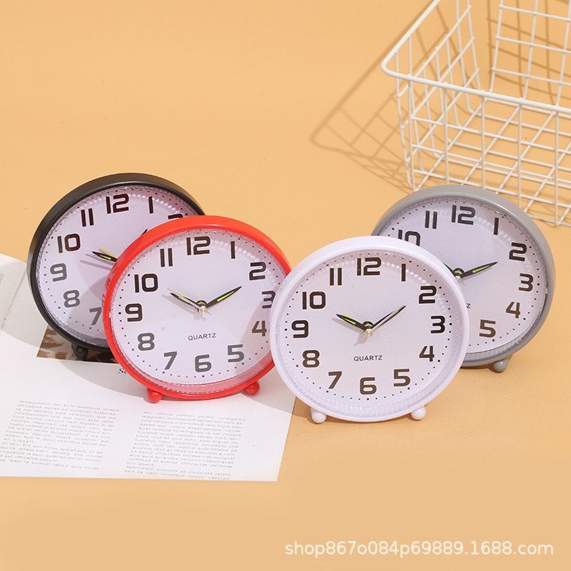 Relogio Despertador Redondo 12,5cm - CZ230887 em Oferta na Shopee