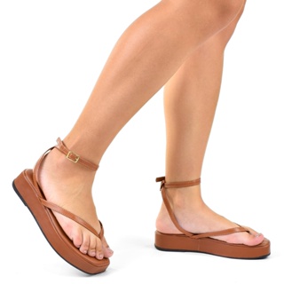 Flat Feminina Chinelo Sandália Plataforma Confortável em Oferta na Shopee