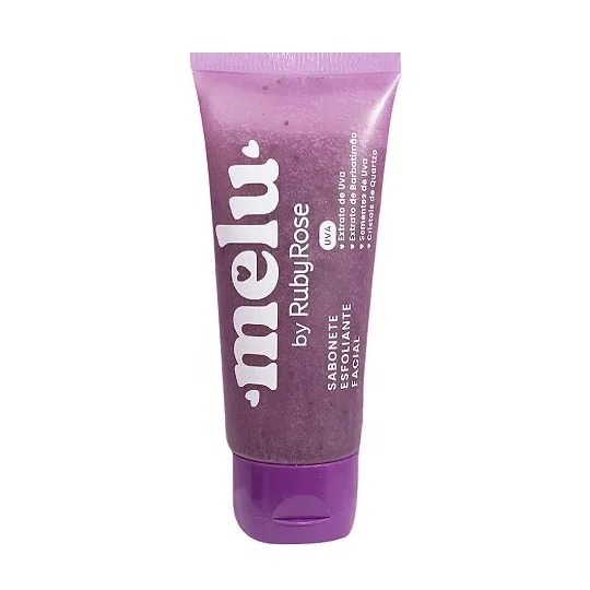 Sabonete Facial Esfoliante UVA Melu by Ruby Rose 75g RR44003