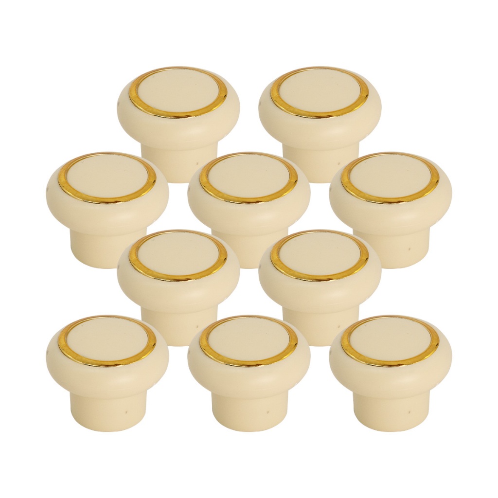 Kit 15 Puxadores De Gaveta Colonial Cristaleira Redondo Oval em Oferta na Shopee