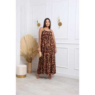 Vestidos Longos Estampados Com Regulador em Oferta na Shopee