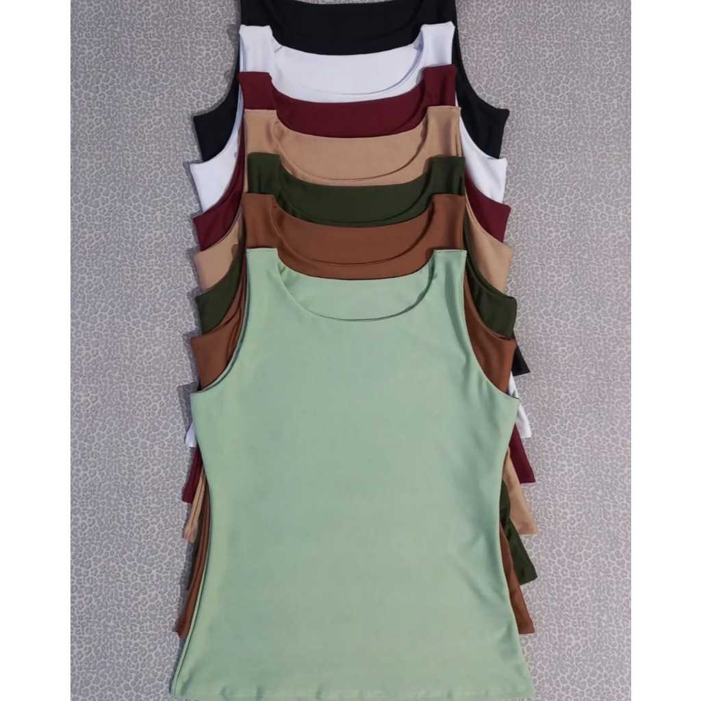 Regata Feminina Blusinha Verão Basica Em Suplex Premium
