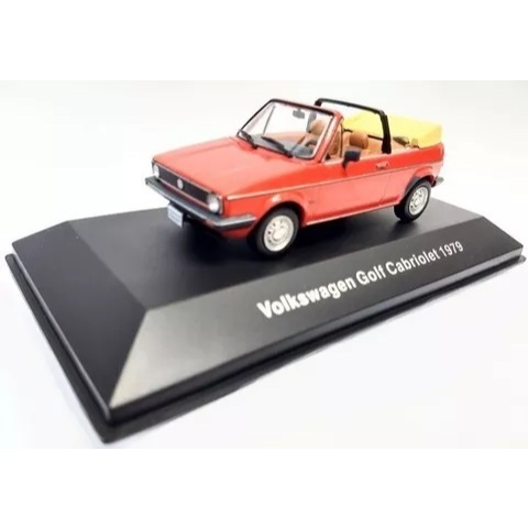 MINIATURA - ESCALA 1:43 - VOLKSWAGEN COLLECTION - Volkswagen Golf Cabriolet (1979) NOVO E LACRADO