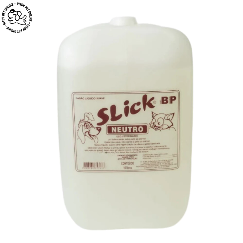 Shampoo Para Cachorro - Shampoo Banho e Tosa Shampoo Slick Neutro 10l