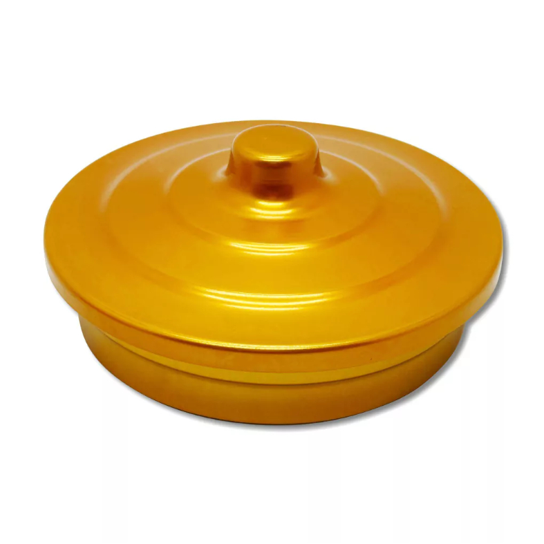 Bandeja Santa Ceia - Somente Pão - Alumínio Dourada 20cm