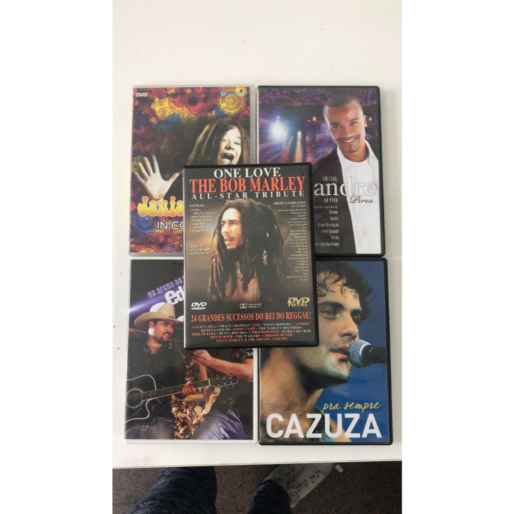 DVDS DIVERSOS; BAIXO CUSTO - ROCK, SERTANEJO, MPB ENTRE OUTROS.
