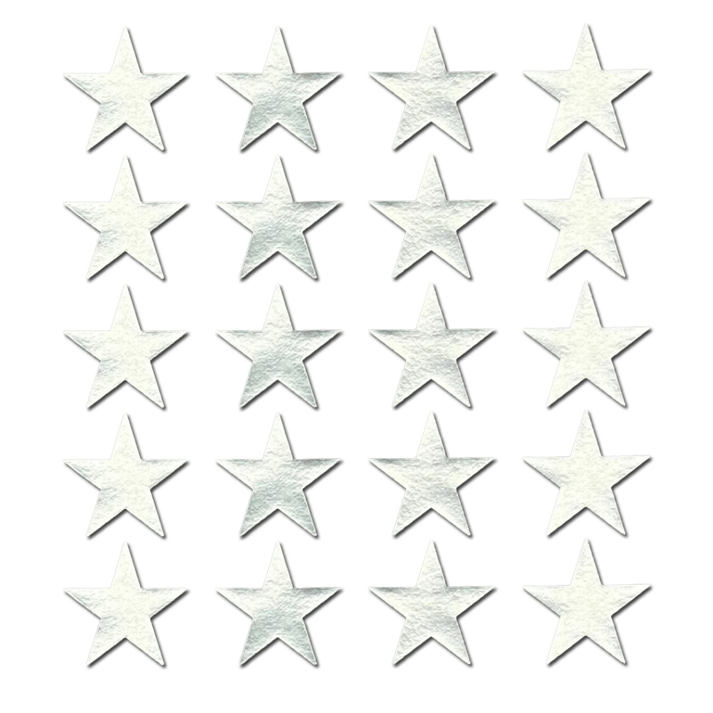 Etiqueta Adesiva Estrela 18mm - 100 Unidades