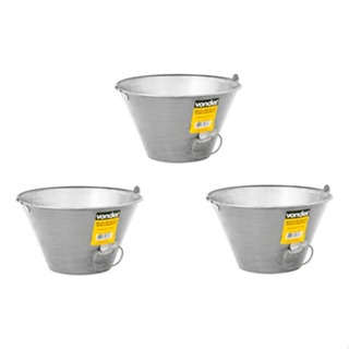 Kit 3 Balde Para Concreto Metalico Reforçado Vonder Construção Oferta em Oferta na Shopee