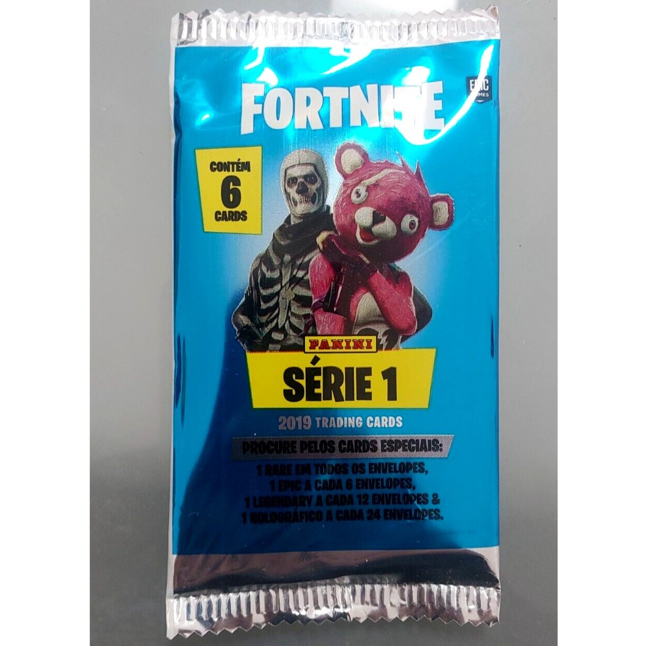 01 envelope c/ 06 cards FORTNITE Series 1 - Panini 2019 Pack Pacotinho Lacrado