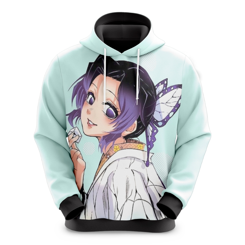 Blusa de Moletom Sublimado Adulto Anime Shinobu Novidade