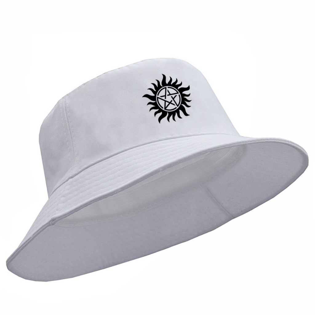 Chapéu Bucket Praia Hat Cata ovo Drip Supernatural Serie Filme Winchester