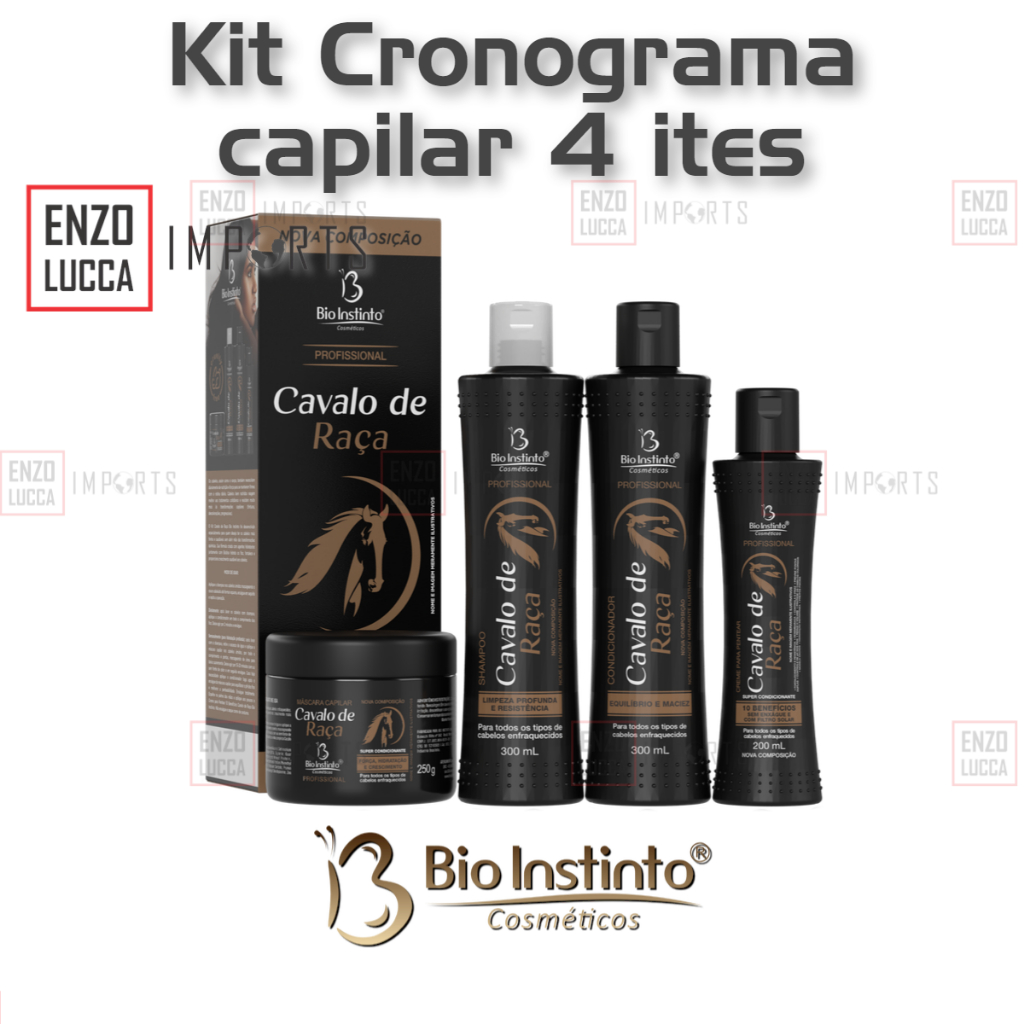 Kit Cronograma Capilar Cavalo de Raça Bio Instinto