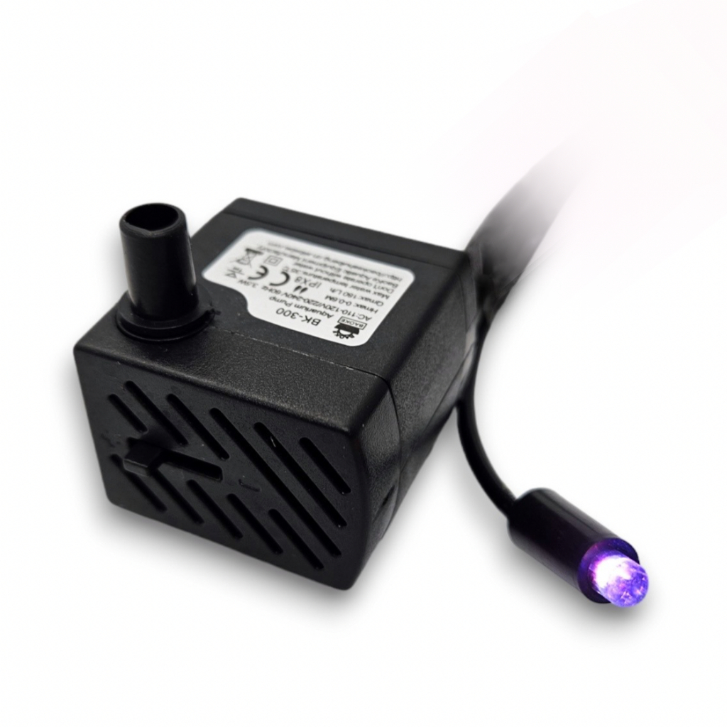 Motor Bomba Submersa Bivolt 180L/h Fonte Aquário Luz Led Individual Colorida em Oferta na Shopee