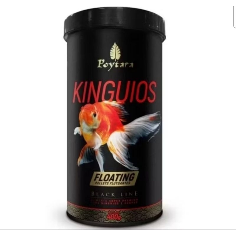 Ração Poytara Kinguios Floating 400gr Black