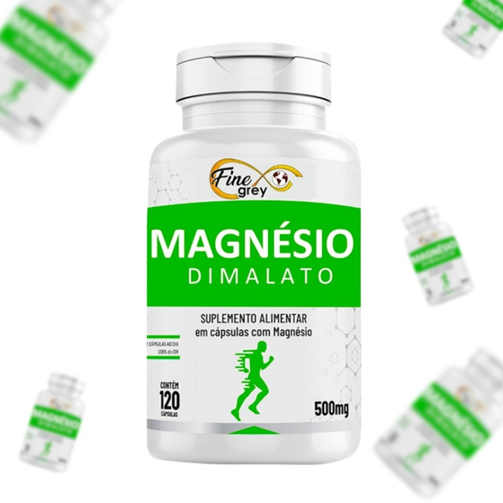 *Magnésio Dimalato Fine Grey 100% PURO – Pote com 120 Cápsulas* PRONTA ENTREGA- *ENVIO IMEDIATO* *QUALIDADE FINE GREY* MAGNÉSIO DIMALATO *ENVIO EM 24 HORAS*