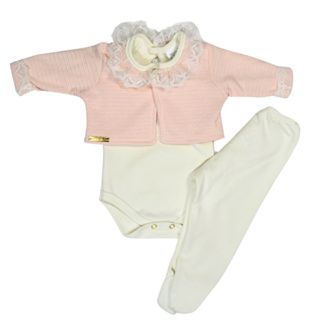 Pagão Casaco Luxo Feminino - Conforto e Estiloso Para Sua Princesa | TAM. RN ( 0-2 meses ) em Oferta na Shopee
