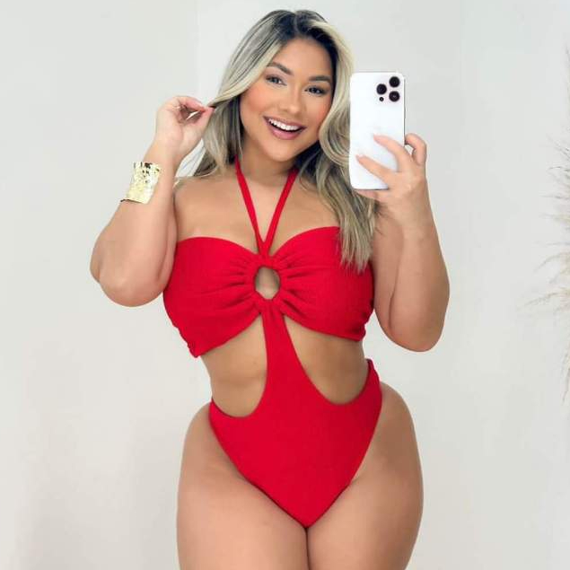 Body maiô com Bojo Jennifer Moda Feminina Blogueirinha gringa Cavado em Lurex Texturizado