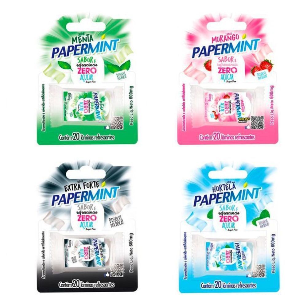 Lâminas Pepermint Refrescantes 1 Un em Oferta na Shopee