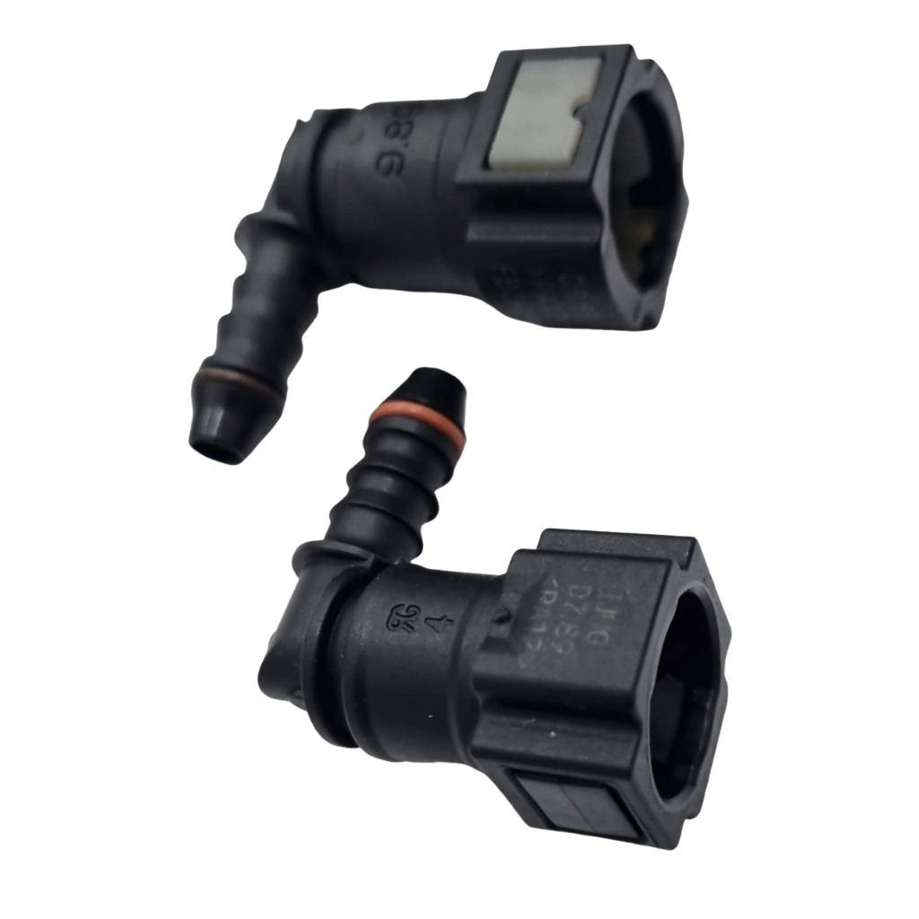 Kit Engate Rapido Conector Conexão Plug 90° da Tampa Flange Bomba Combustivel Fiat Punto e Linea