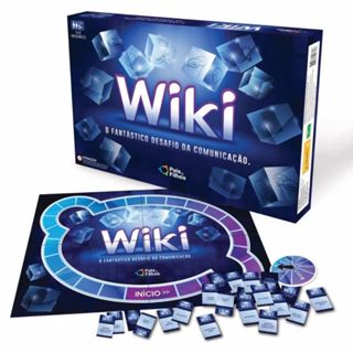 Jogo de Tabuleiro Wiki + 9 Anos Desenhos e Mimicas Desafios Diversão Pais e Filhos em Oferta na Shopee