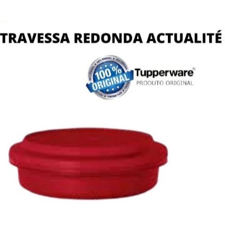 Travessa Actualité Redonda 500 ml Vermelha Tupperware Tupper