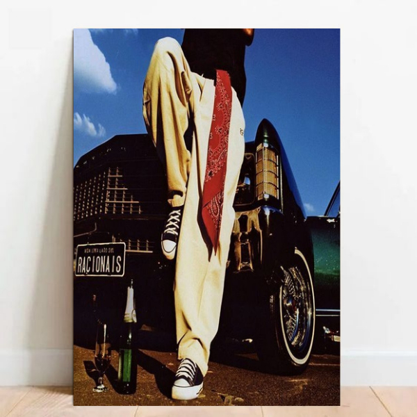 Quadro Placa decorativa Musica Racionais Hip Hop Rap Mano Brown 11