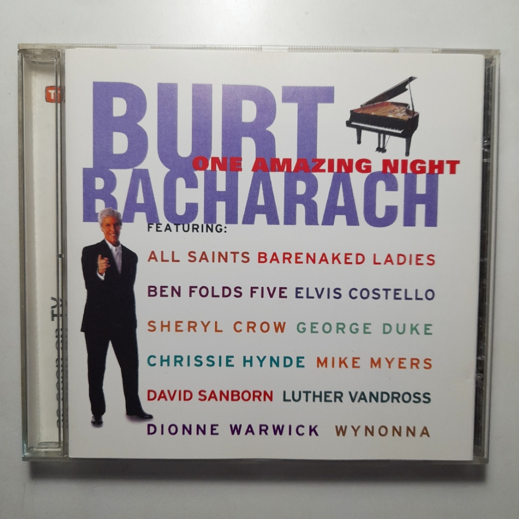 Cd Burt Bacharach, One Amazing Night c/ Elvis Costello, Sheryl Crow, Chrissie Hynde etc.